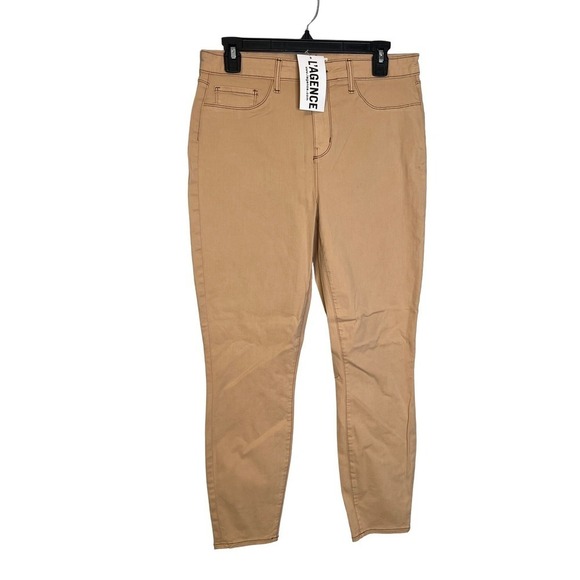NWT L'AGENCE Margot Jean Candies Ginger Contrast 30 - Picture 1 of 8